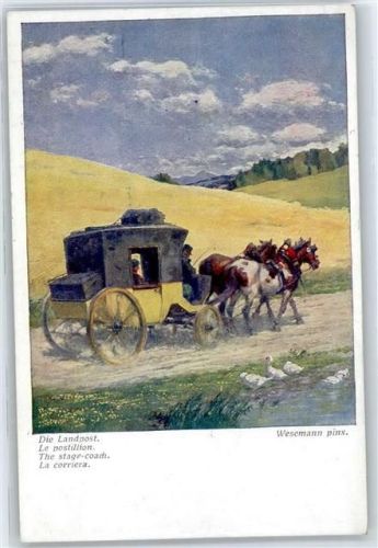 Wesemann , Postkutsche