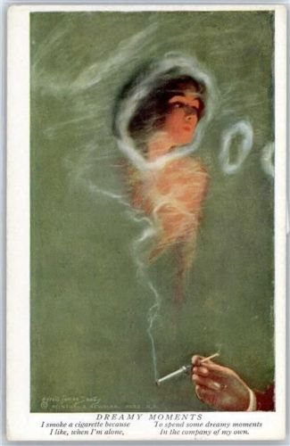 Dewey, Alfred Jamers , Zigarette rauchen