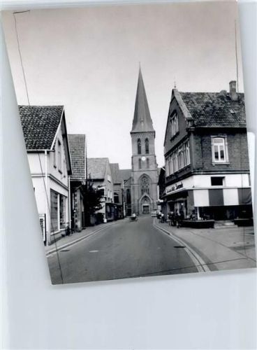Steinfeld Fotoabzug, Blick zur Kirche
