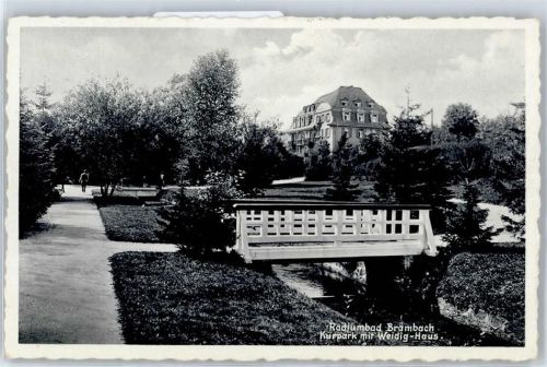 Bad Brambach Kurpark mit Weidig-Haus