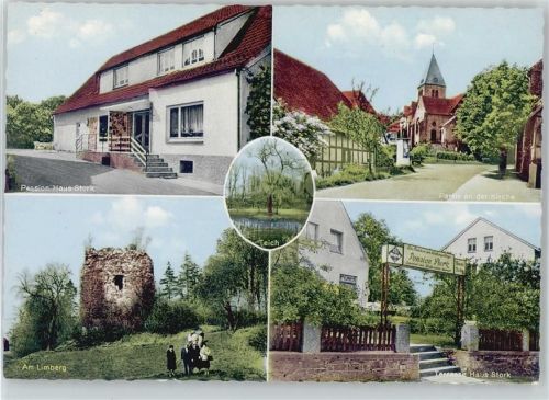 Holzhausen Pension Haus Stork, Partie an der Kirche, Teich, Am Limberg