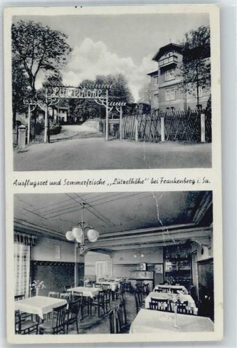 09669 O9262 Frankenberg , Sachs - Restauration Lützelhöhe