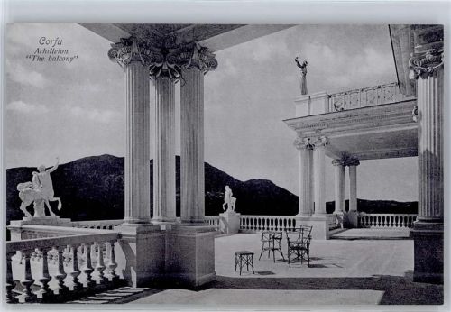 Corfu Achilleion The balcony