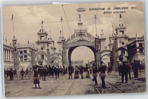 Charleroi - Leporello, Exposition 1911, Entree principale
