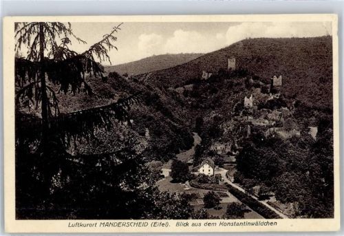 Manderscheid Blick aus dem Konstantinwäldchen