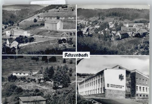 Fehrenbach Ortsansicht, FDGB- Erholungsheim Fritz Sattler