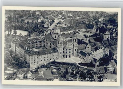 Weingarten Fliegeraufnahme, Benediktiner-Kloster