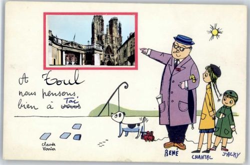 54200 Toul - Leporello, Kirche