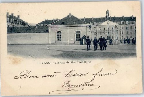 Le Mans 1903 Kaserne der 31. Artillerie