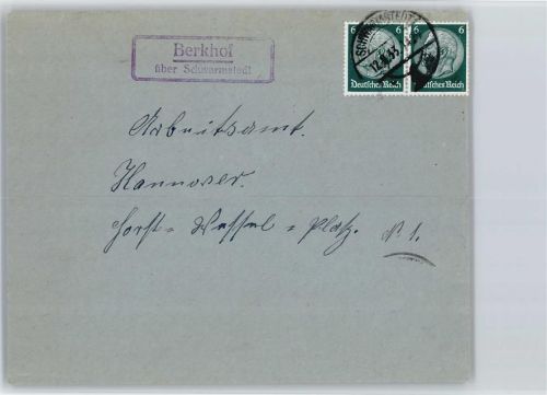 Schwarmstedt Landpoststempel Berkhof