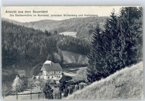 Züschen Dauberrmühle , Marke entfernt