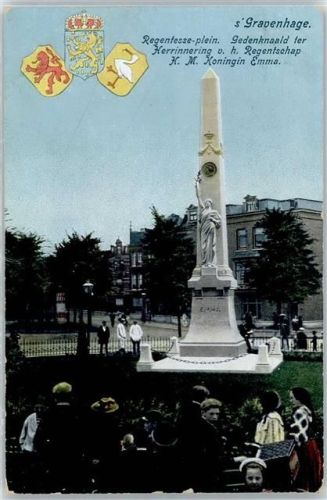 ´s-Gravenhage Denkmal Konigin Emma