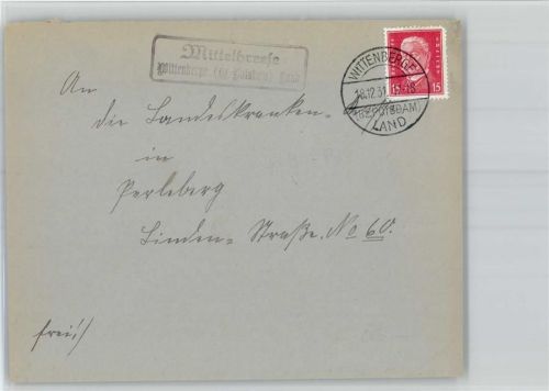 Breese Landpoststempel Mittelbreese