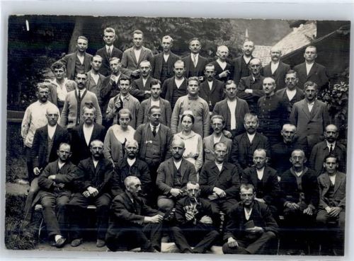 Männer Gruppenfoto Rauchen Krankenschwester