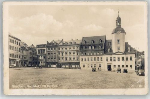 Glauchau Marktplatz