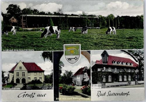 59505 W4772 Bad Sassendorf - Gradierwerk, Amtsgebäude, Kurhaus
