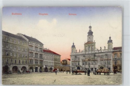 Ceske Budejovice Ringplatz, Rathaus