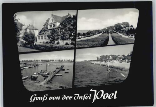 23999 O2401 Insel Poel - Ortspartie, Hafen, Strand