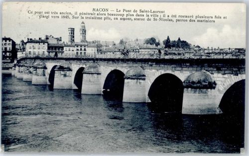 Macon Le Pont de Saint Laurent