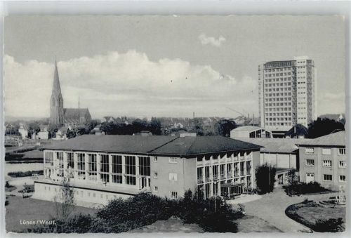 Lünen Blick auf Rathaus und Marienkirche