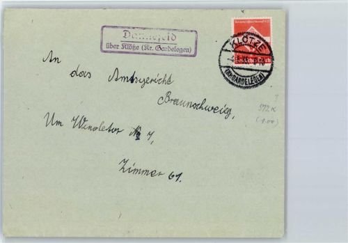 Klötze Landpoststempel Dennefeld