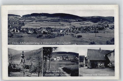 69483 W6948 Unter-Schönmattenwag - Gasthaus zum Odenwald