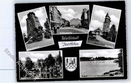 Iserlohn Bismarckturm Rathausplatz Danzturm