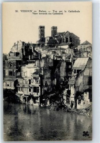 Verdun Foto-Karte Kathedrale