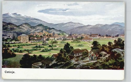 Cetinje Stadtbild