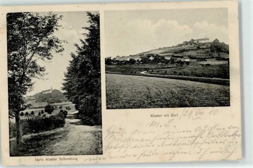 Bad Brückenau 1910 Idylle Kloster Volkersberg
