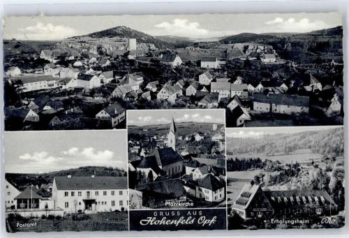 Hohenfels Postamt Erholungsheim Pfarrkirche