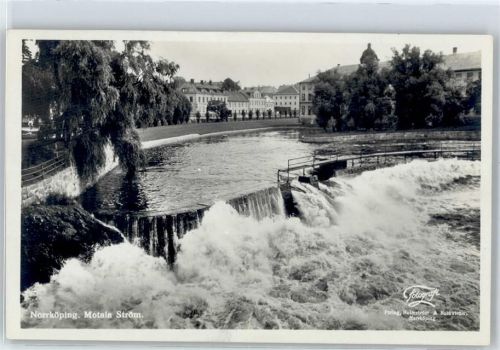 Norrköping Fluß, Motala Strom, Wehranlage
