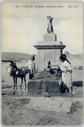 Timgad Brunnen Mannecken Piss