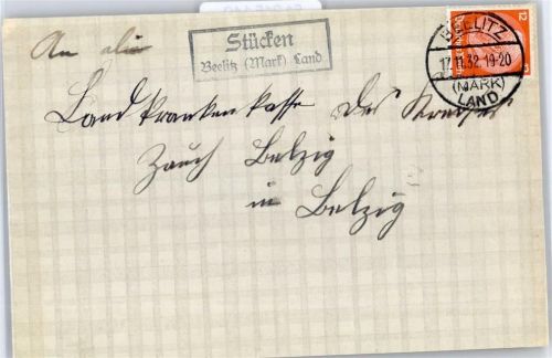 Beelitz Landpoststempel Stücken