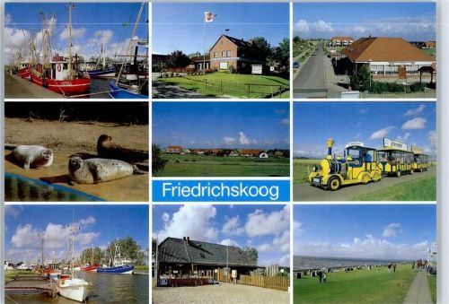 Friedrichskoog Robben, Hafen, Ferienwohnungen AKU1