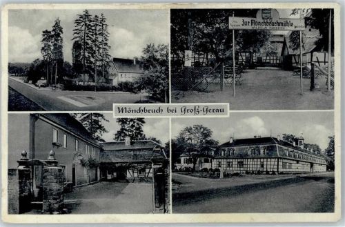 64546 W6082 Mönchbruch , Altersheim - Gasthaus Zur Mönchbruchmühle