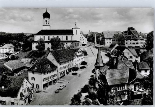 Stockach Blick zur Kirche