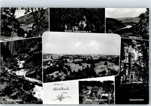 Oberdielbach Schloss Zwingenberg Wolfsschlucht Katzenbuckel