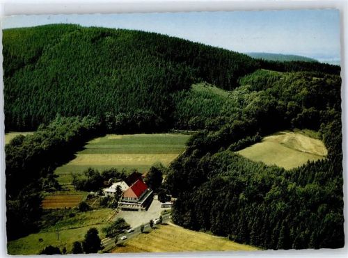 Bad Iburg Fliegeraufnahme Hotel Cafe Gasthaus Zum Dörenberg
