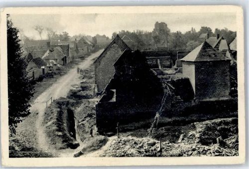 Dompierre-sur-Besbre 1916 nach dem Gefecht Feldpost WK I
