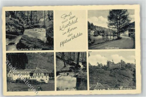 Karlstal Mühle Wasserfall Burg