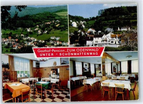 Unter-Schönmattenwag Gasthaus Pension zum Odenwald