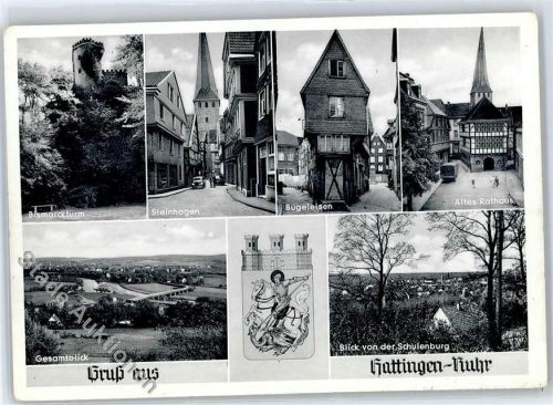 Hattingen Bismarckturm Rathaus