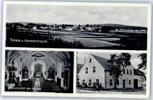 Konnersreuth Kirche Inneres Geburthaus Therese Neumann