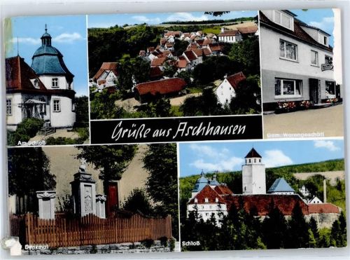 Aschhausen Schloß Kriegerdenkmal Geschäft