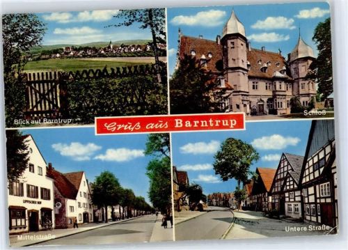 Barntrup Schloss Mittelstraße Untere Straße Lippischer Hof