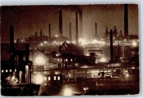 Völklingen 1935 Eisen-Werke Fabrik