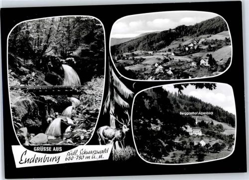 Endenburg Berg Gasthaus Alpenblick Wasserfall