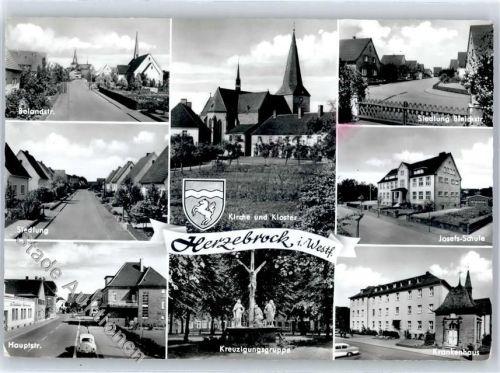 Herzebrock Krankenhaus Hauptstraße Kreuzigungsgruppe Kirche Kloster