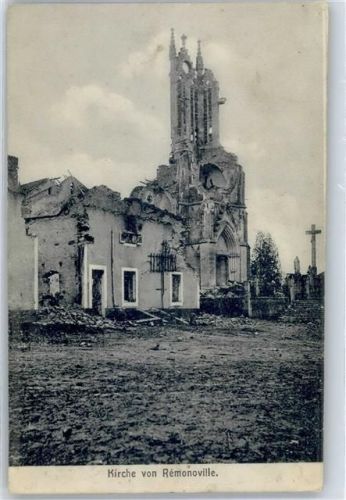 Saint-Remimont 1915 zerstörte Kirche